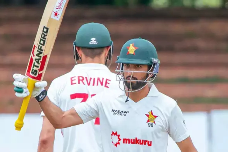 Ervine, Raza and Williams extend Zimbabwe's advantage